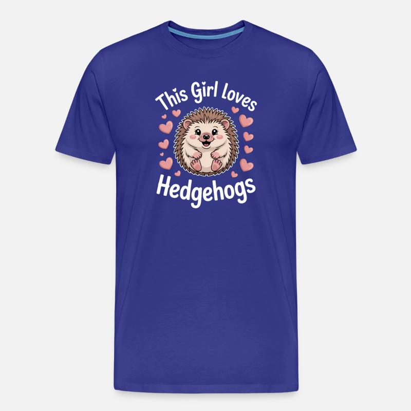 Igel Spruch Lustiges Igel Geschenk - Männer Premium Bio T-Shirt - Königsblau