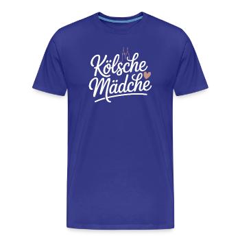 Cologne Filles Carnaval Cologne Filles - T-shirt bio Premium Homme - bleu roi - Devant - Damien (186cm)