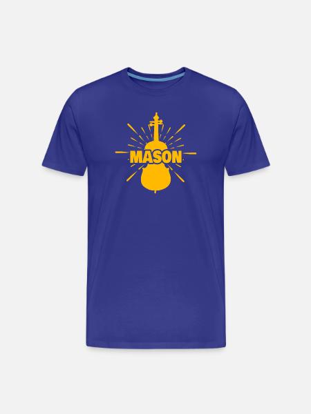 Mason - Men's Premium Organic T-Shirt - royal blue