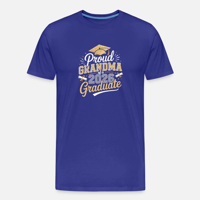 Stolze Oma 2026 Absolvent - Männer Premium Bio T-Shirt - Königsblau