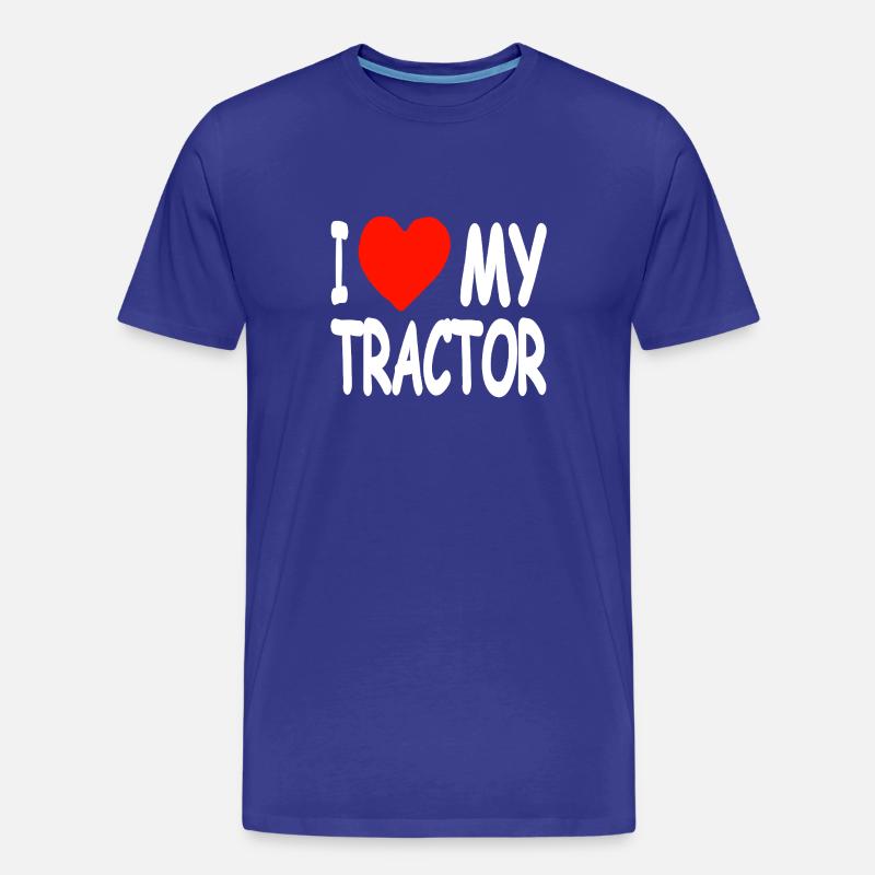 Traktor - Männer Premium Bio T-Shirt - Königsblau