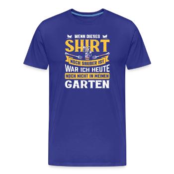 Jardinier Jardinage Jardinage Jardinage Jardinage - T-shirt bio Premium Homme - bleu roi - Devant - Damien (186cm)