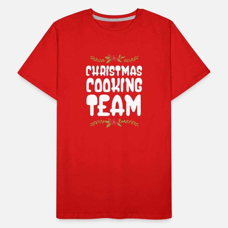 Christmas Cooking Baking Team Men's Premium Organic T-Shirt