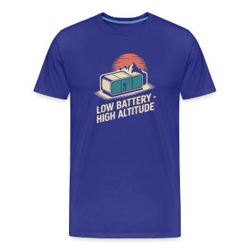 hiking humor - Men's Premium Organic T-Shirt - royal blue - Front - Damien (186cm)