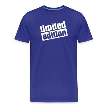 Édition limitée - T-shirt bio Premium Homme - bleu roi - Devant - Damien (186cm)