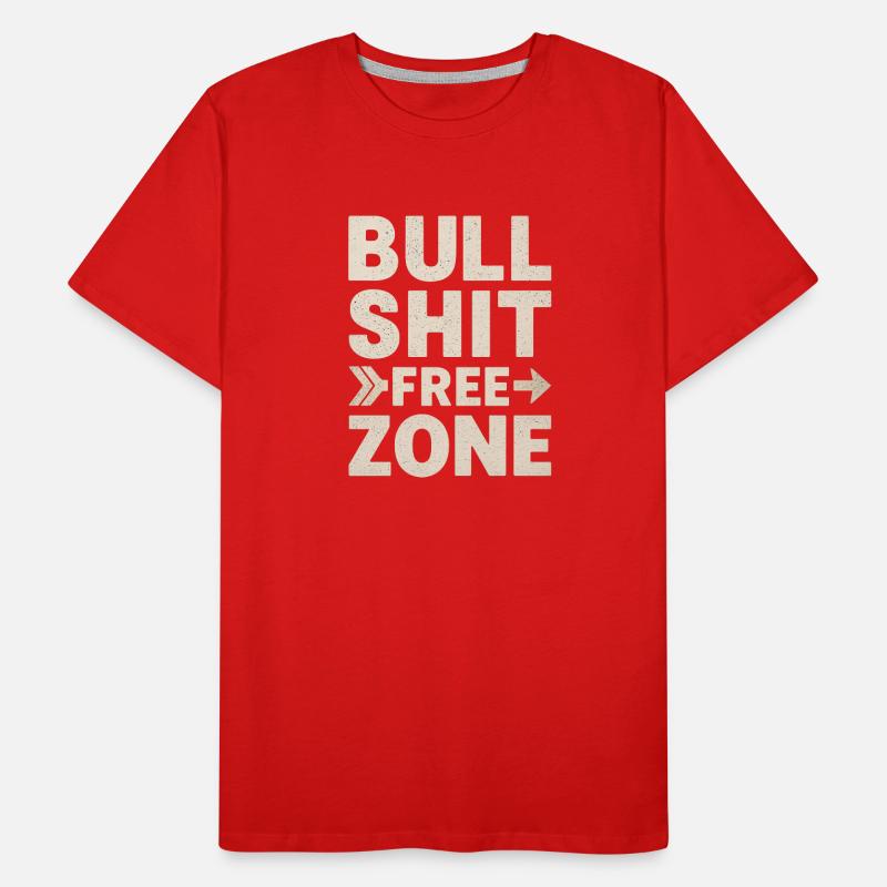 Zone franche de conneries T-shirt bio Premium Homme