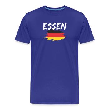 Essen Allemagne Drapeau - T-shirt bio Premium Homme - bleu roi - Devant - Damien (186cm)