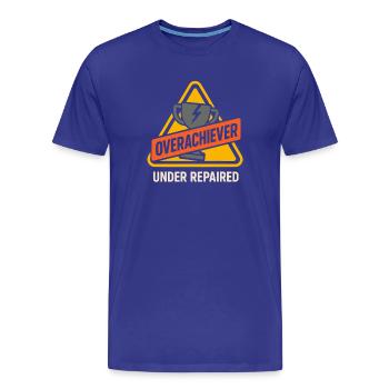 Hochbegabter Burnout-absolvent Mit Akademischem - Männer Premium Bio T-Shirt - Königsblau - Vorne - Damien (186cm)