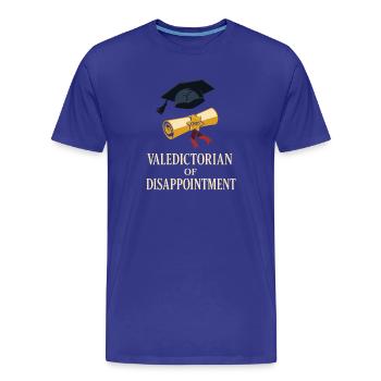 Hochbegabter Burnout-absolvent Mit Akademischem - Männer Premium Bio T-Shirt - Königsblau - Vorne - Damien (186cm)
