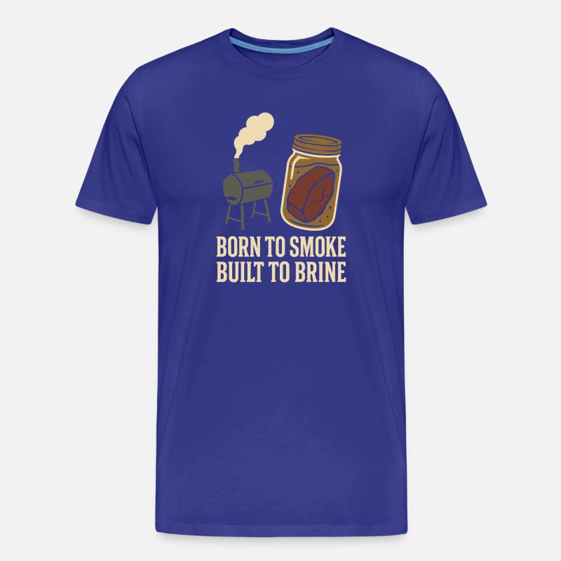Fleischräucherofen Jerky Maker Bbq - Männer Premium Bio T-Shirt - Königsblau