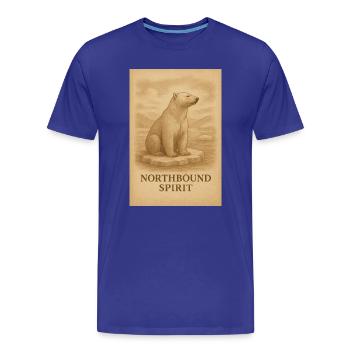 Noordelijke Geest: Poolbeer op IJs - T-shirt bio Premium Homme - bleu roi - Devant - Damien (186cm)