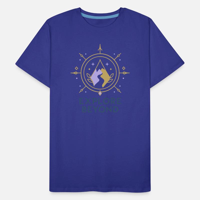 Explore Beyond Compass Men's Premium Organic T-Shirt