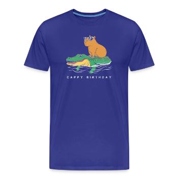 Bon anniversaire - T-shirt bio Premium Homme - bleu roi - Devant - Damien (186cm)