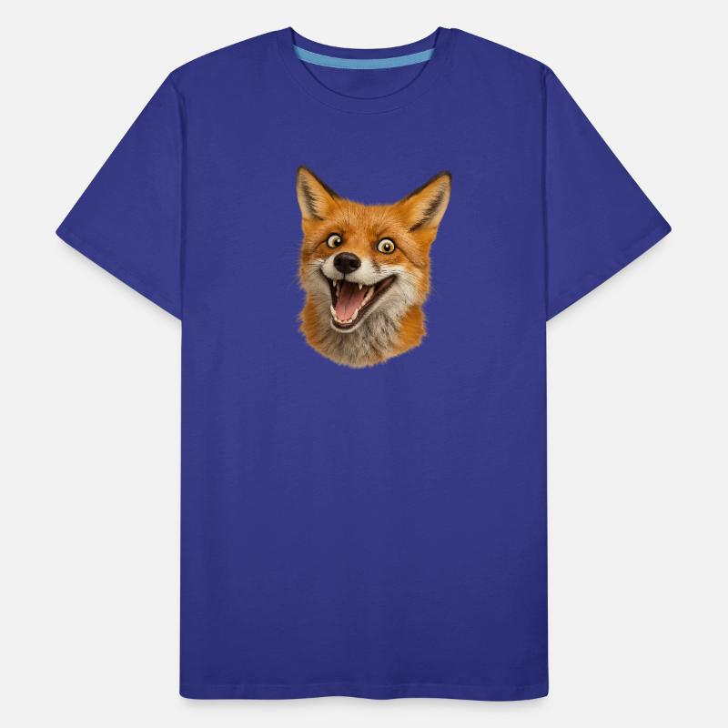 Fuchshead Freude Illustration Männer Premium Bio T-Shirt