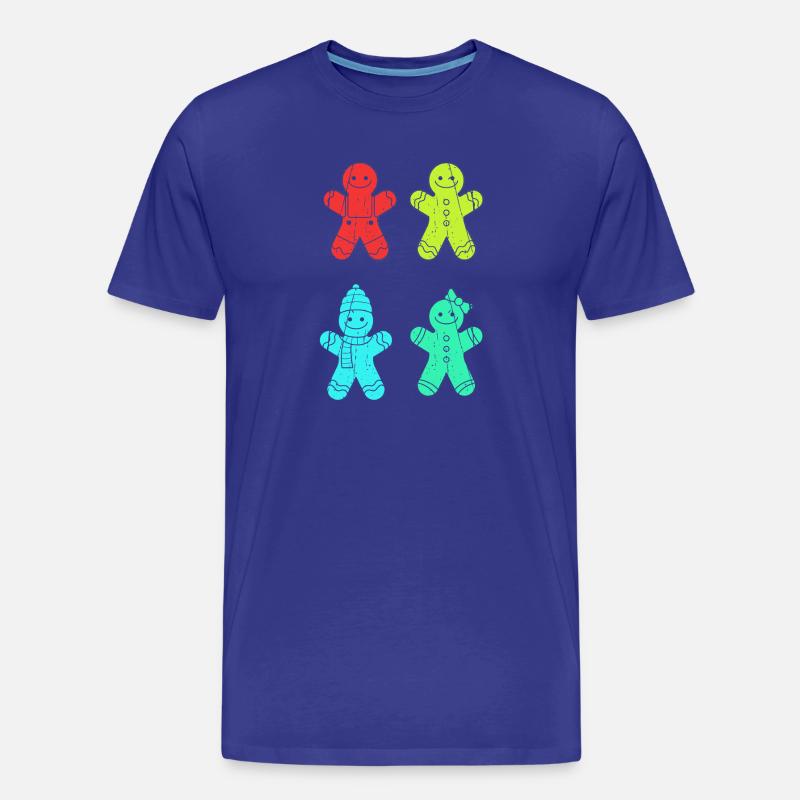Weihnachtsmann Lebkuchen Weihnachten - Männer Premium Bio T-Shirt - Königsblau