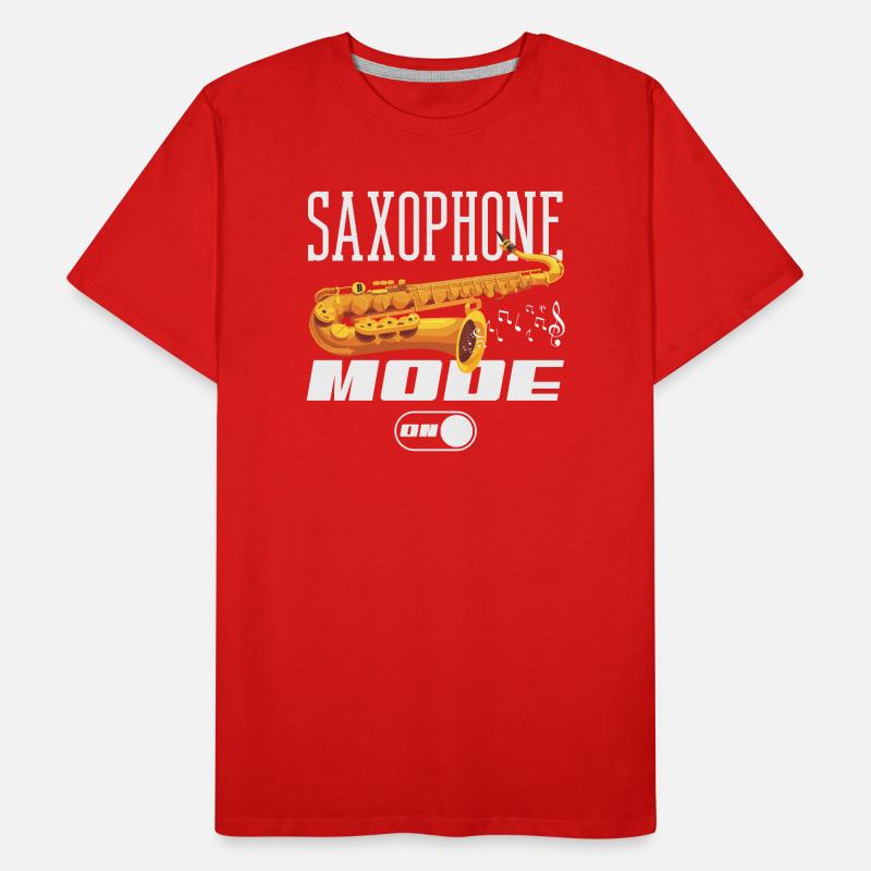 Saxophone T-shirt bio Premium Homme