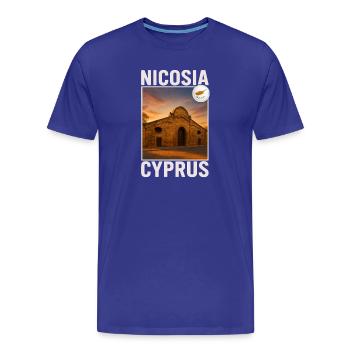 Nicosie, Chypre - T-shirt bio Premium Homme - bleu roi - Devant - Damien (186cm)