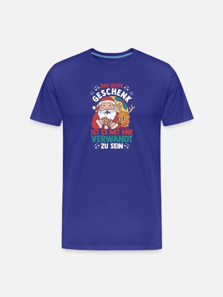 Weihnachtsmann Weihnachtszeit Weihnachts - Männer Premium Bio T-Shirt - Königsblau