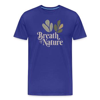 Vintage botanique - T-shirt bio Premium Homme - bleu roi - Devant - Damien (186cm)