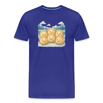 Pelmeni Further North - Men's Premium Organic T-Shirt - royal blue - Front - Damien (186cm)