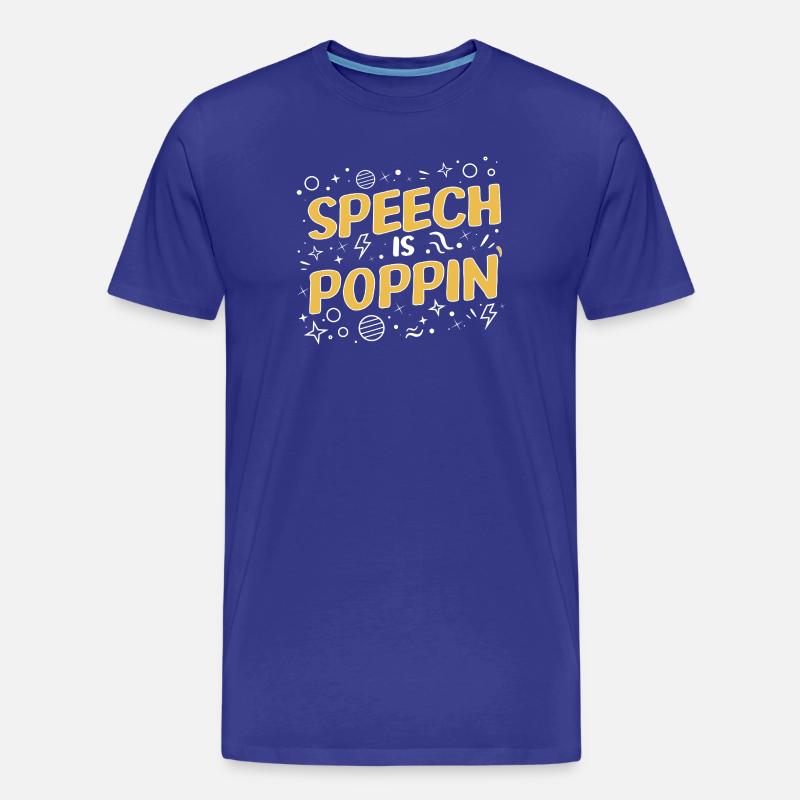 Logopäde Sprachpathologe SLP - Männer Premium Bio T-Shirt - Königsblau