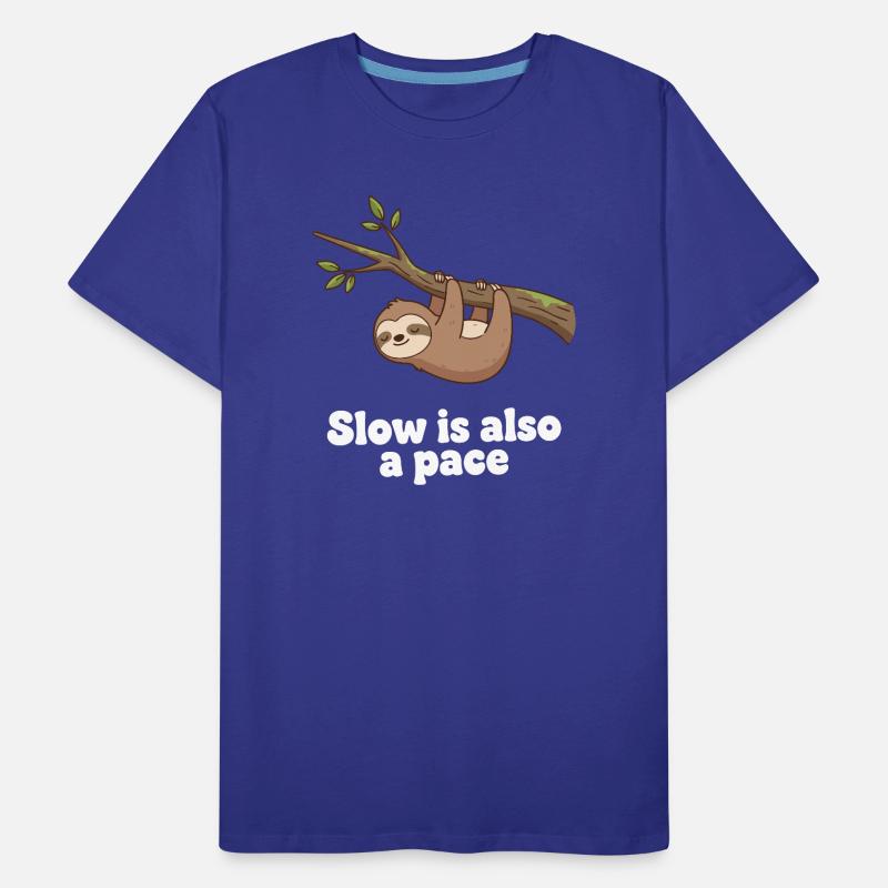 Slow is also a pace Men's Premium Organic T-Shirt