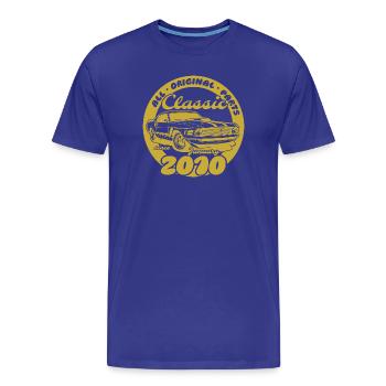 16. Geburtstag - Klassiker Musclecar 01/2010 - Männer Premium Bio T-Shirt - Königsblau - Vorne - Damien (186cm)