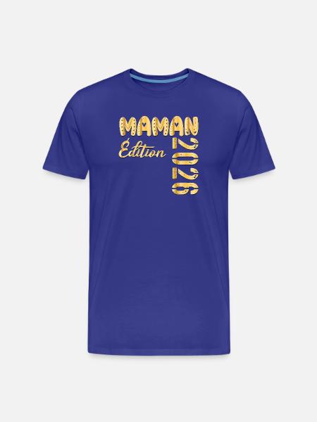 Mom 2026 Edition - Men's Premium Organic T-Shirt - royal blue