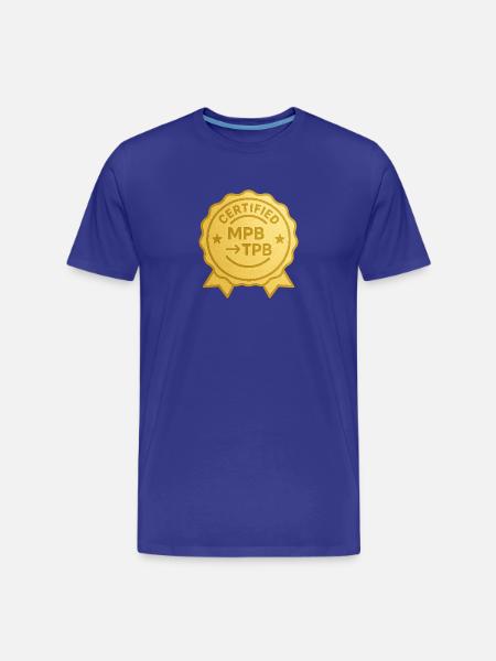 mpbtpb - T-shirt bio Premium Homme - bleu roi