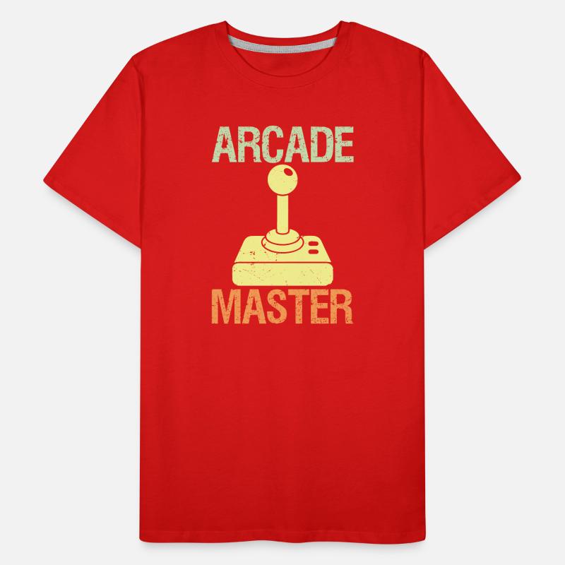 Arcade Master Classic Controller Retro Gaming  Männer Premium Bio T-Shirt