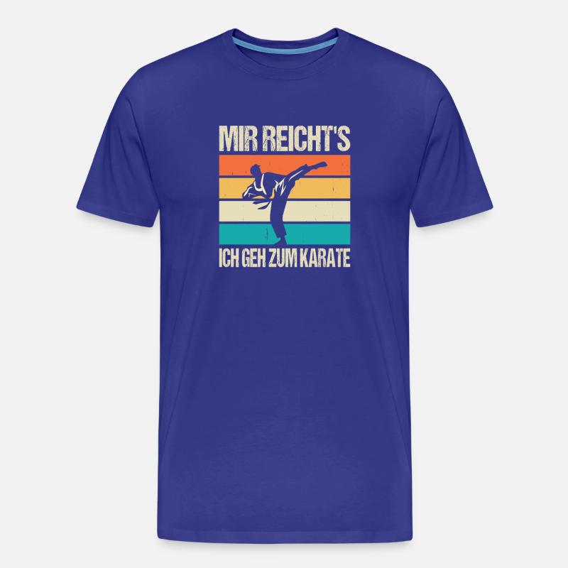 Karate Training Geschenke Karatetraining - Männer Premium Bio T-Shirt - Königsblau