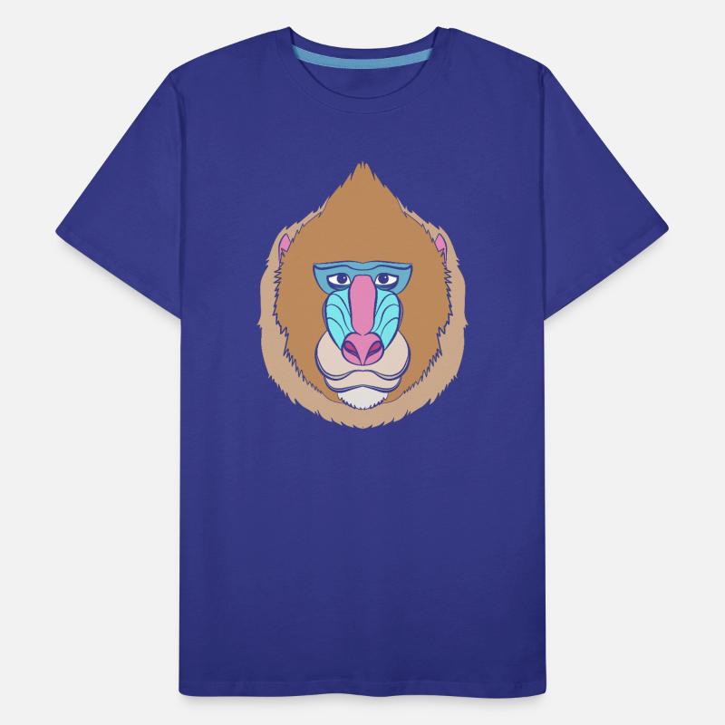 Baboon Baboon Primate Monkey Monkey Men's Premium Organic T-Shirt
