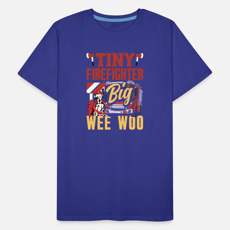 Wee Woo Squad Fire Tiny Feuerwehrmann Männer Premium Bio T-Shirt