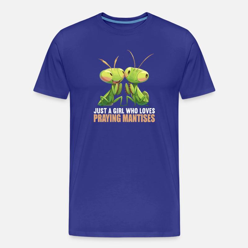 Gottesanbeterinnen Gottesanbeterin - Männer Premium Bio T-Shirt - Königsblau