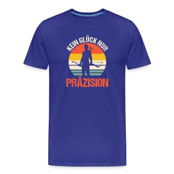 Tir à l’arc Tir à l’arc Tir à l’arc - T-shirt bio Premium Homme - bleu roi - Devant - Damien (186cm)