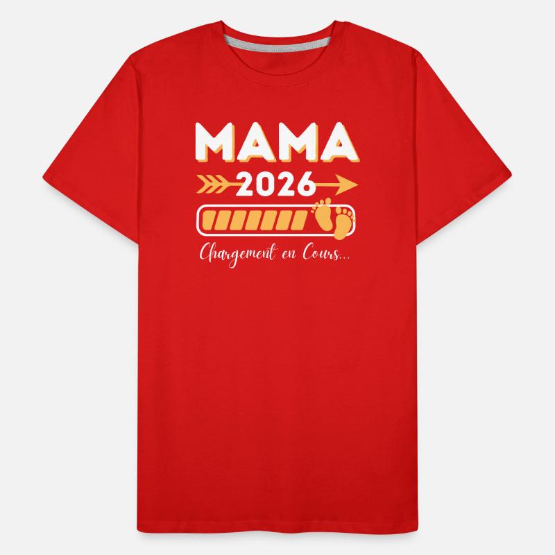 Mama 2026 Loading Modern Style Men's Premium Organic T-Shirt