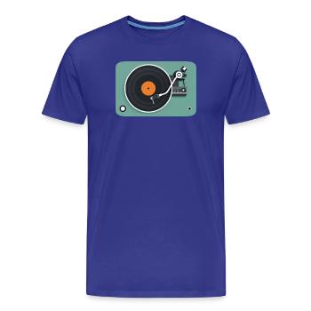 TURNTABLE - sound & vision - T-shirt bio Premium Homme - bleu roi - Devant - Damien (186cm)
