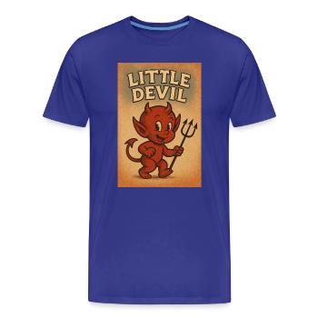 Petit diable - T-shirt bio Premium Homme - bleu roi - Devant - Damien (186cm)