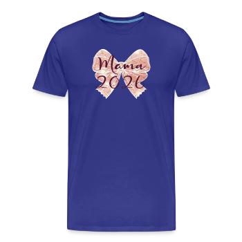 Coquette Mama 2026 - T-shirt bio Premium Homme - bleu roi - Devant - Damien (186cm)