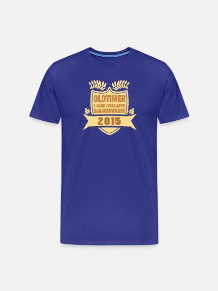 2015 - Men's Premium Organic T-Shirt - royal blue