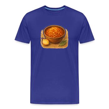Braised cabbage - Men's Premium Organic T-Shirt - royal blue - Front - Damien (186cm)