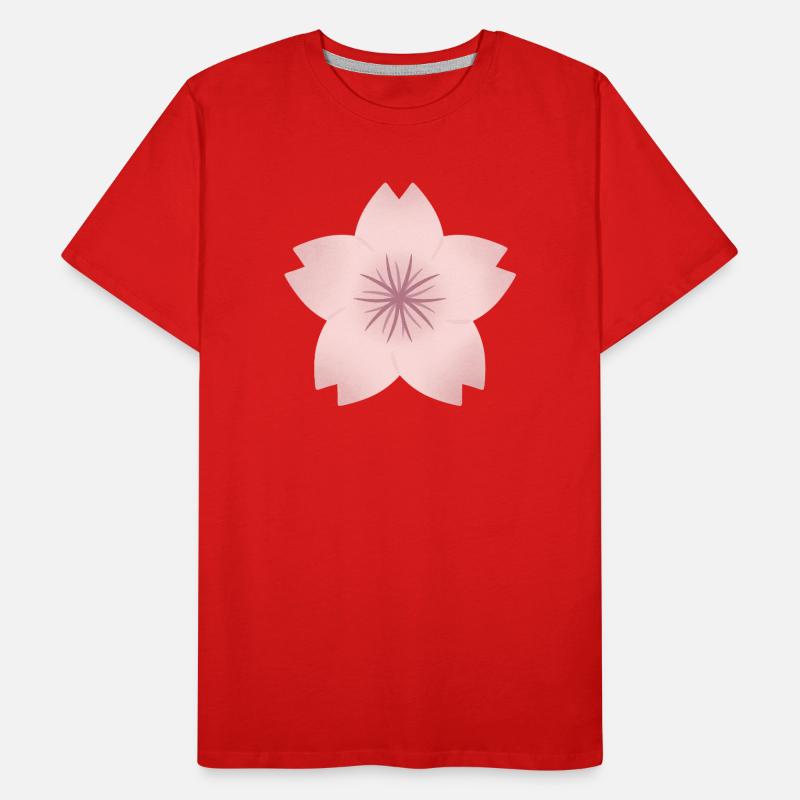 Blush Cherry Bloom T-shirt bio Premium Homme