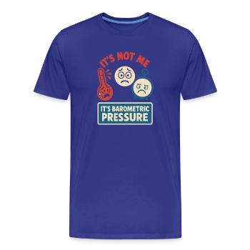 Wetter Drama Humor Geschenk Regen Schnee - Männer Premium Bio T-Shirt - Königsblau - Vorne - Damien (186cm)