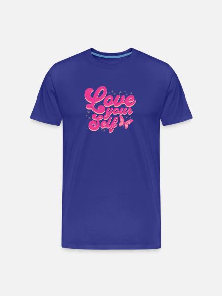 Love your Self - Men's Premium Organic T-Shirt - royal blue