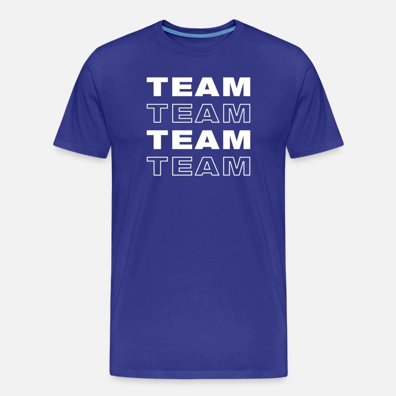 Team - Männer Premium Bio T-Shirt - Königsblau