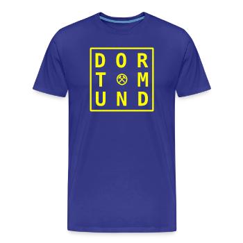 Ruhrpott de la ville de Dortmund, cadeaux et souvenirs - T-shirt bio Premium Homme - bleu roi - Devant - Damien (186cm)