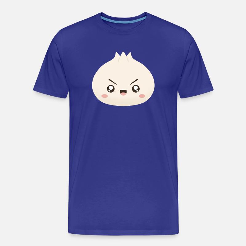Grumpy Dumpling – süßes Maskottchen - Männer Premium Bio T-Shirt - Königsblau