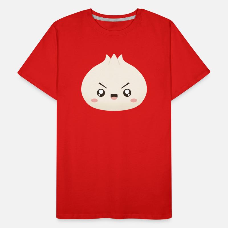 Mascotte mignonne de Grumpy Dumpling T-shirt bio Premium Homme