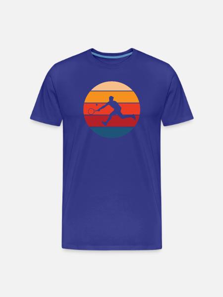 Tennis - Männer Premium Bio T-Shirt - Königsblau