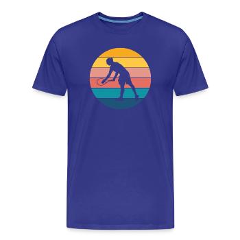 tennis - T-shirt bio Premium Homme - bleu roi - Devant - Damien (186cm)